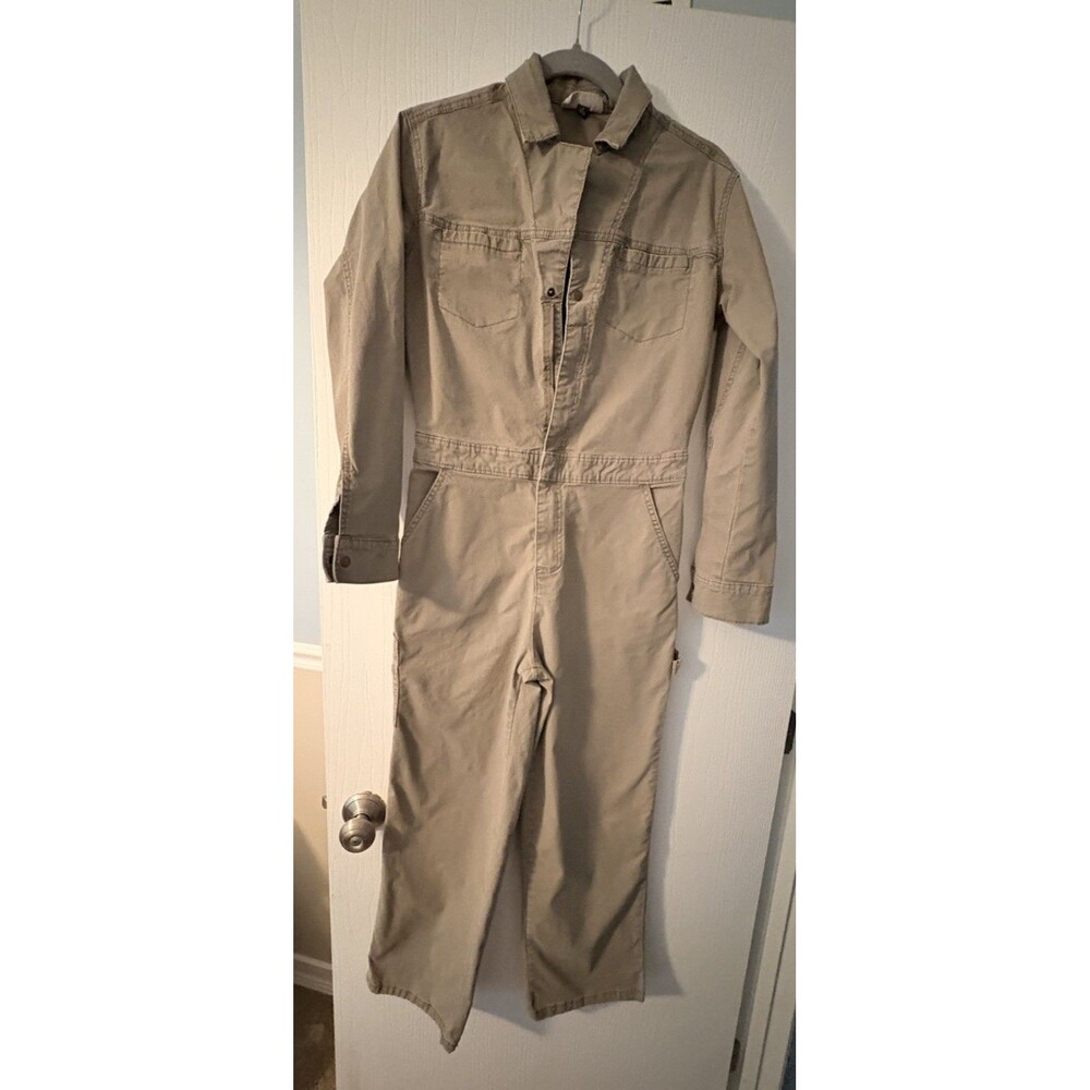 Universal Thread Jumpsuit Boilersuit Sz 0 Green Cotton Utility Coveralls Cosplay
